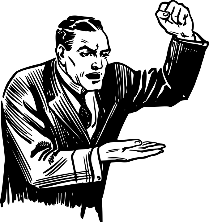 wütender Mann